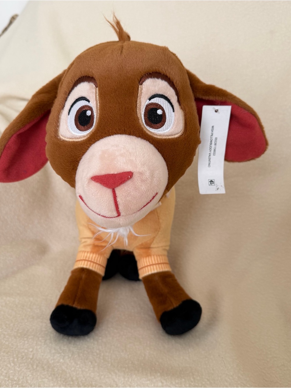 Disney Wish Valentino The Goat Pillow Buddy Plush Soft Stuffed Animal Toy New